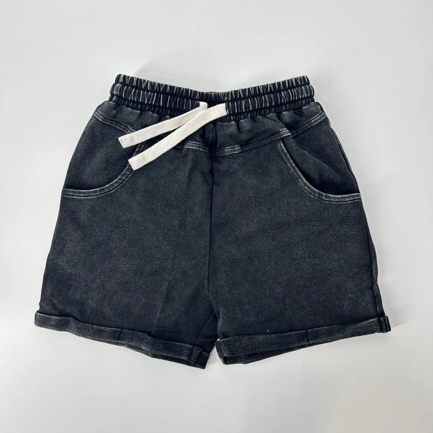 Vintage Wash Shorts | Black