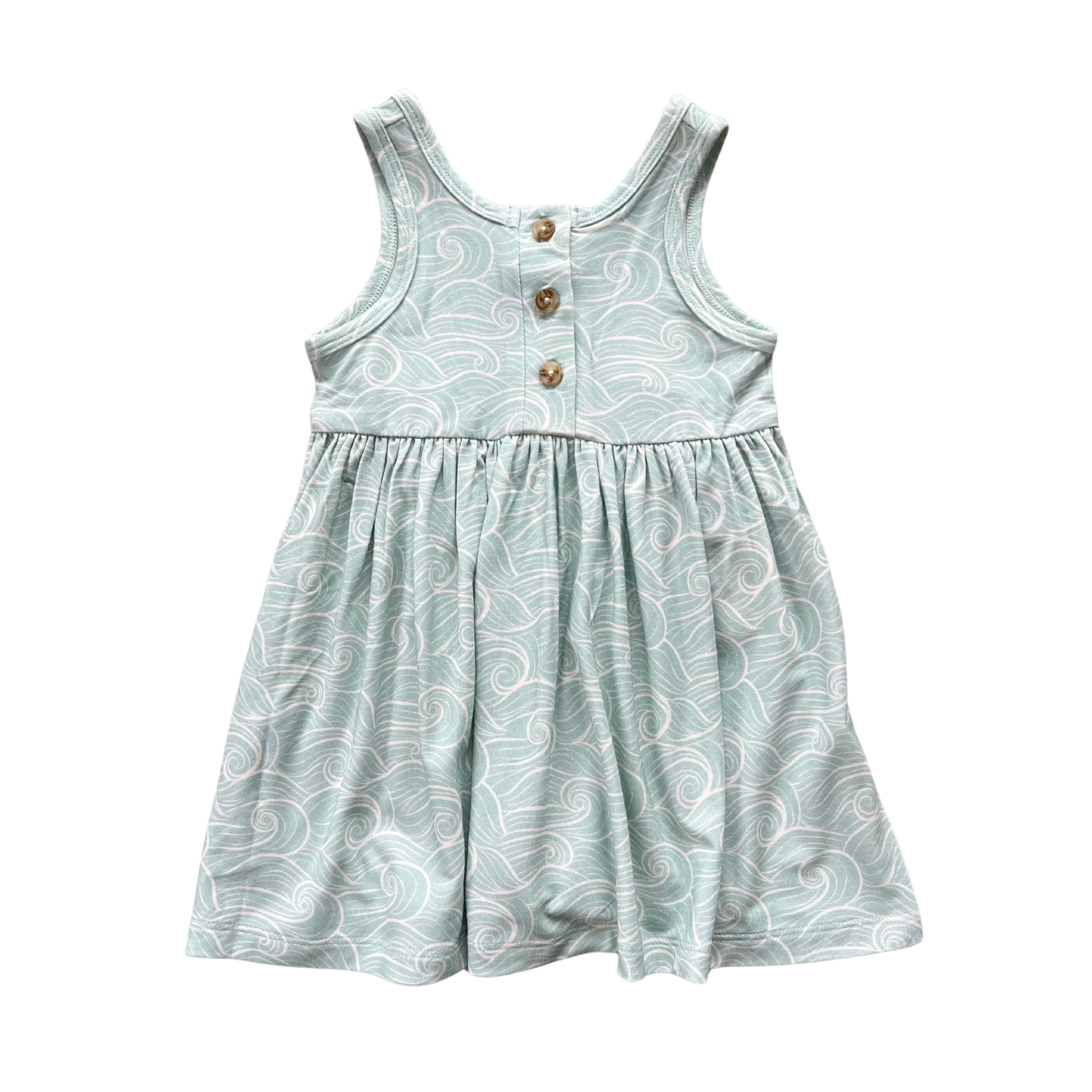 Henley Tank Dress | Bamboo Waves