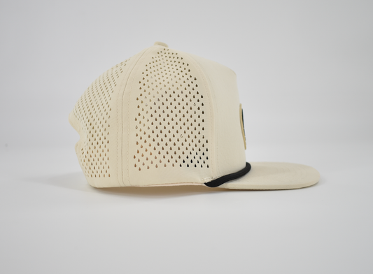 Waterproof Snapback Hat | Vintage White