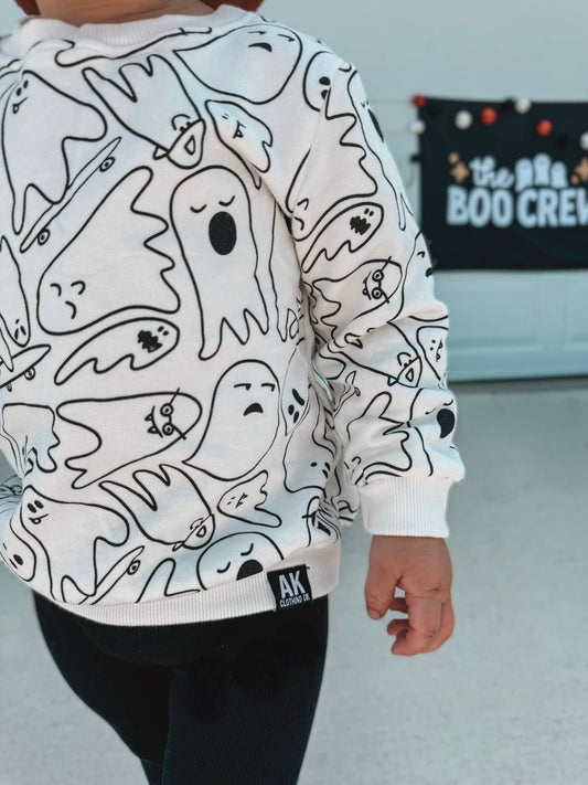 Rad Ghost | Halloween Pullover