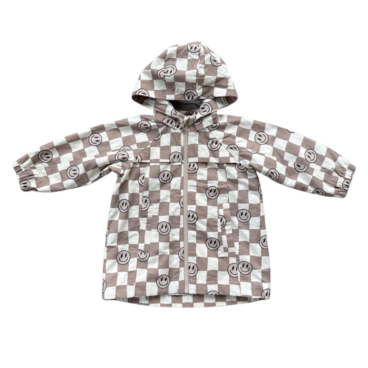 Checkered Jacket | Mushroom