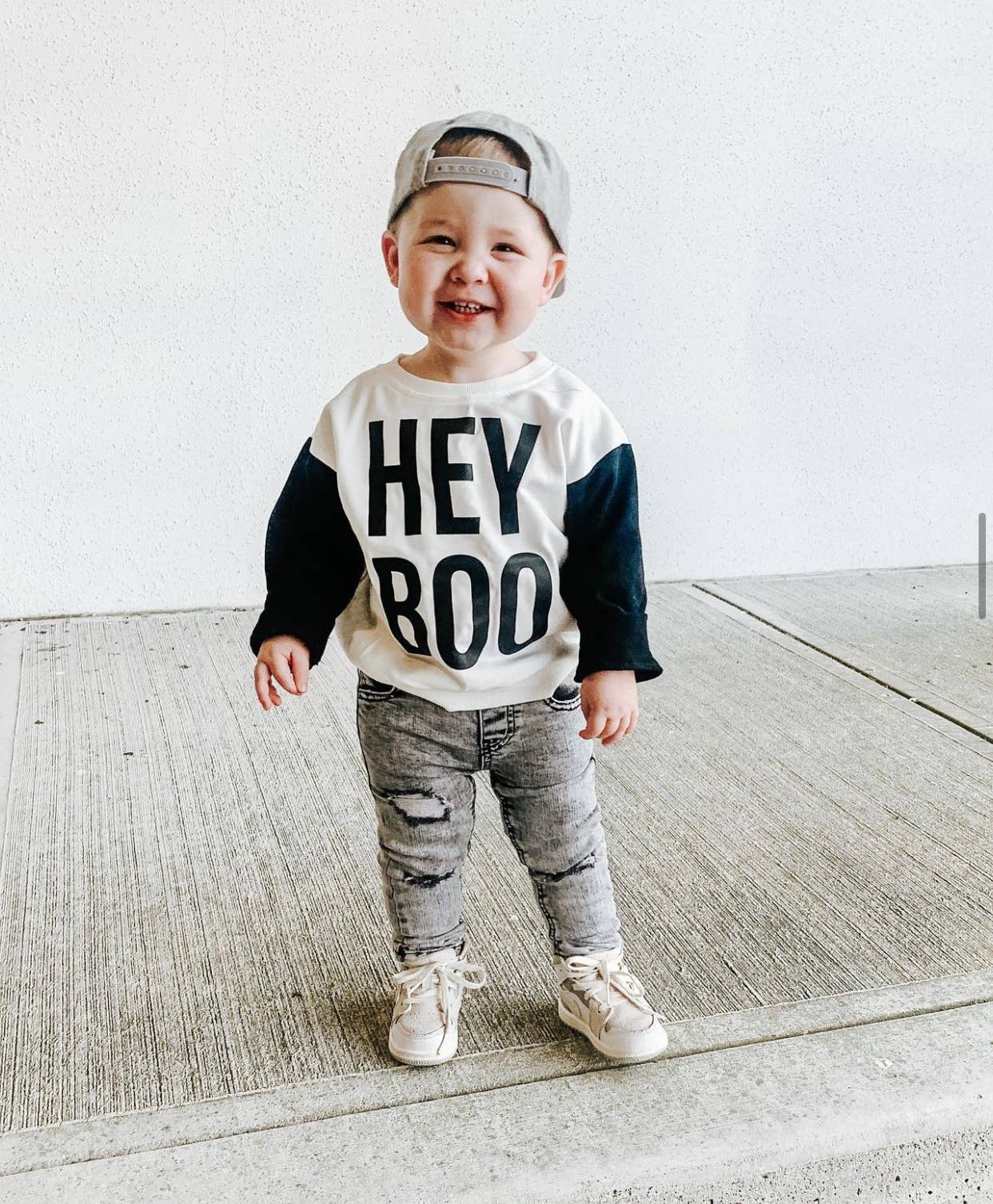 Hey Boo | Halloween Pullover