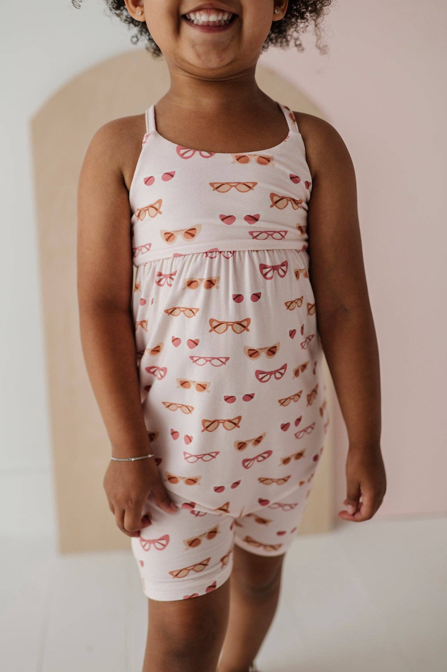 Tie-Back Romper | Retro Shades