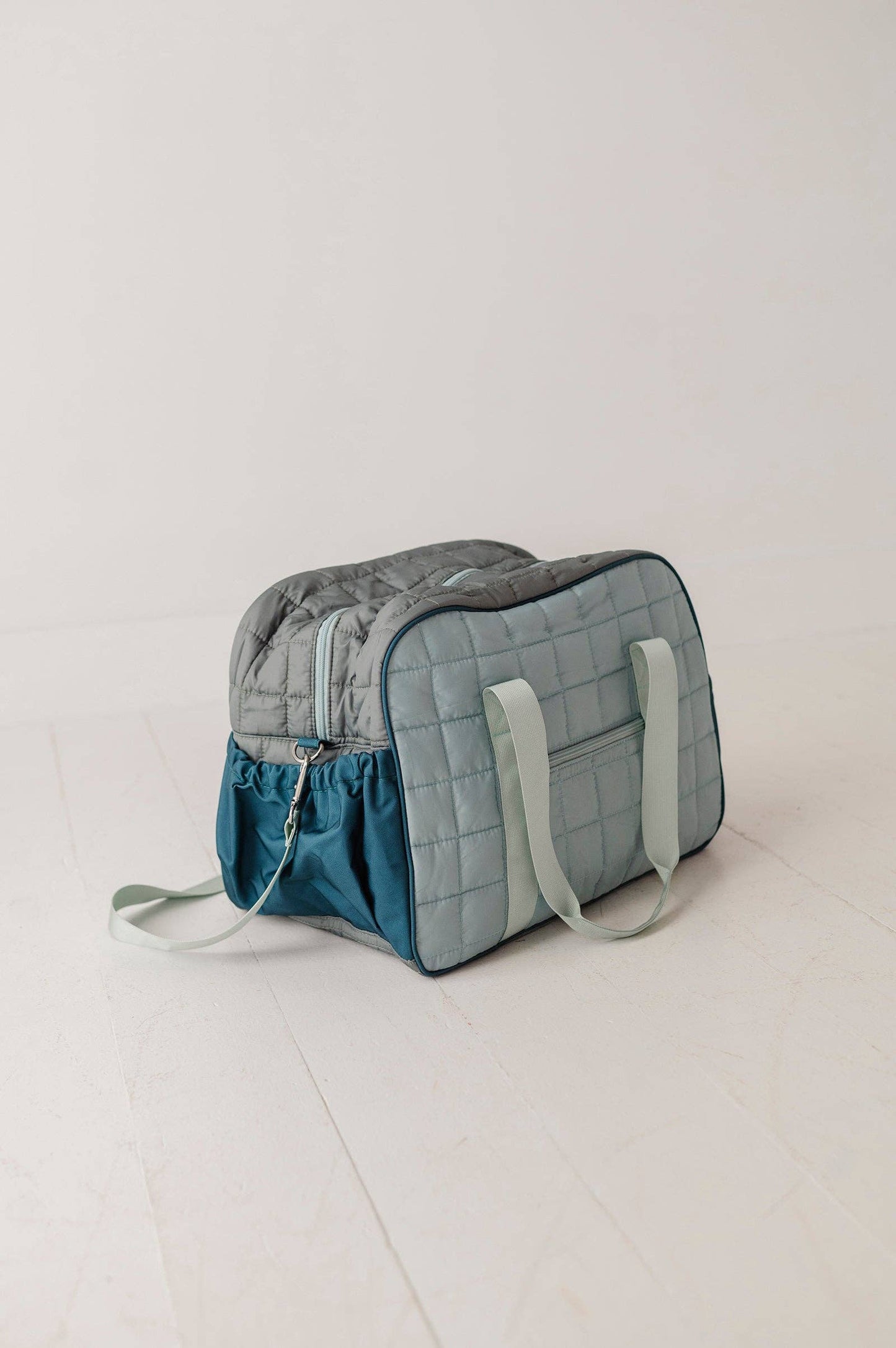 Colorblock Weekender Bag