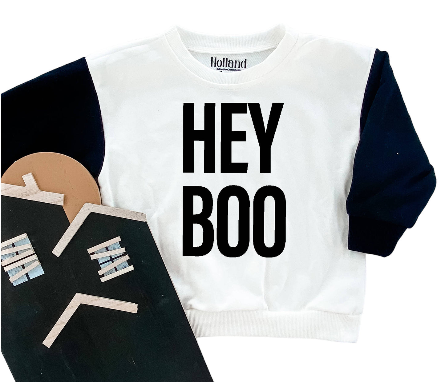 Hey Boo | Halloween Pullover