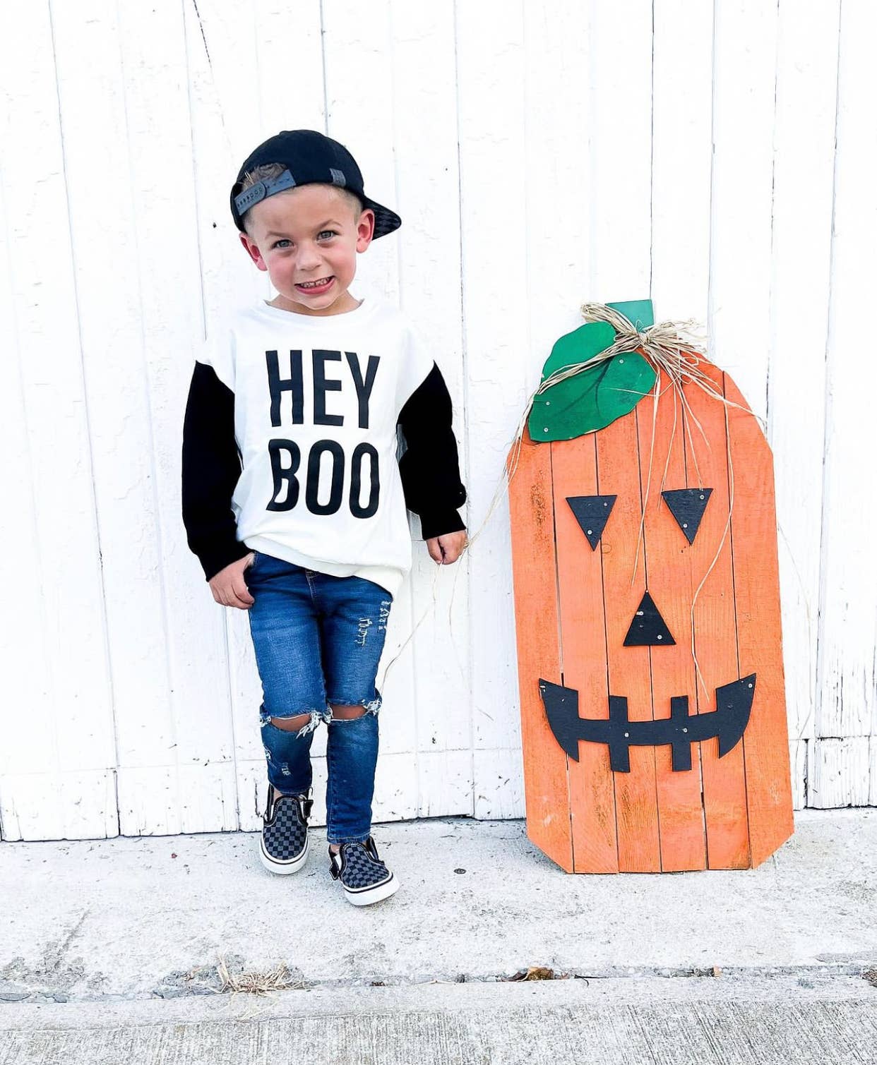 Hey Boo | Halloween Pullover