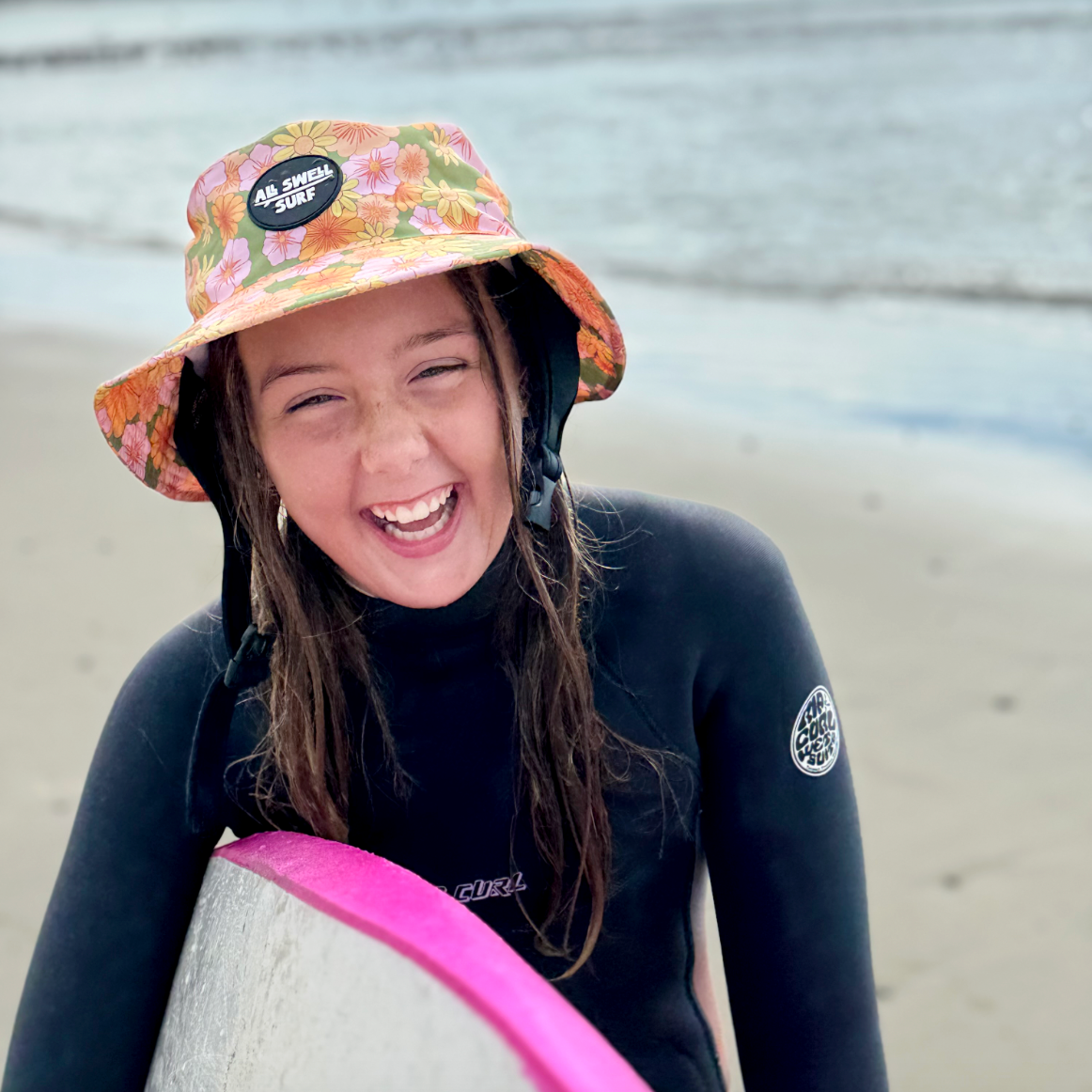 All Swell Retro Bloom Surf Hat