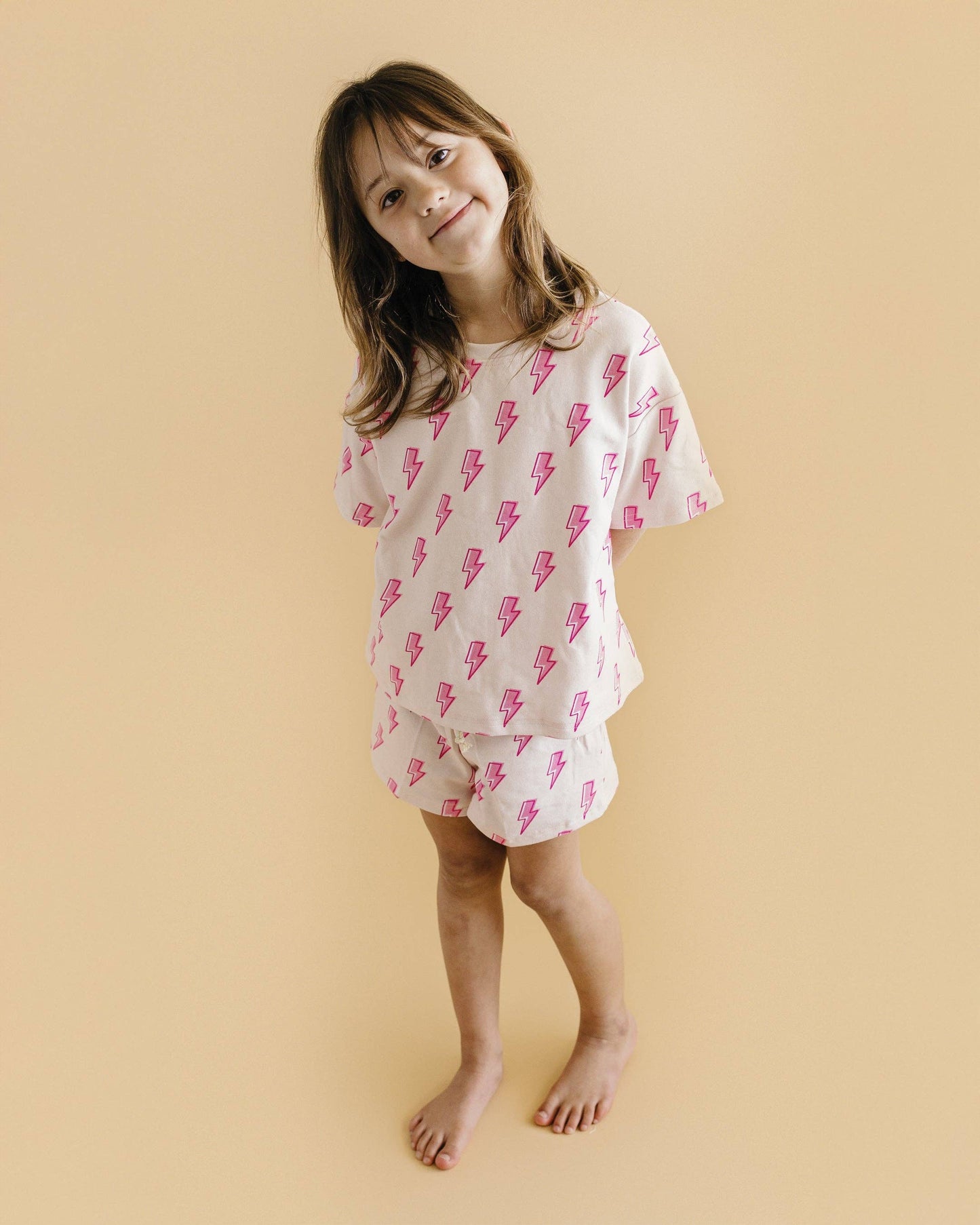 Shorts Set | Pink Bolts