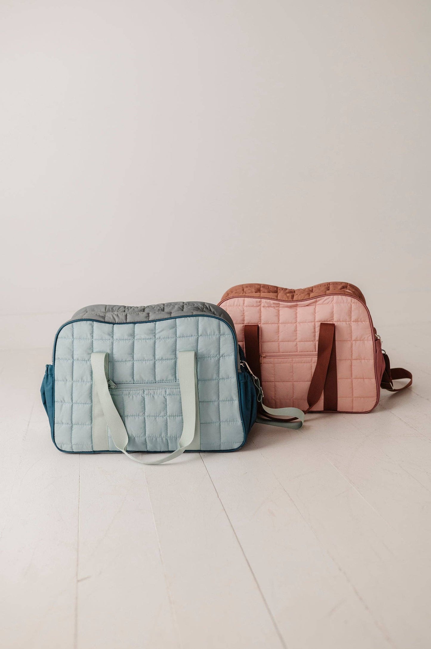 Colorblock Weekender Bag