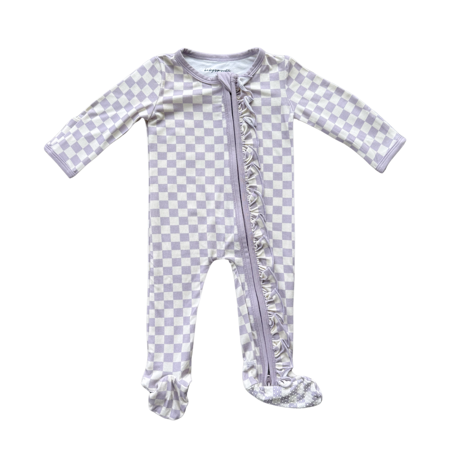 Zip Romper | Lavendar Bamboo