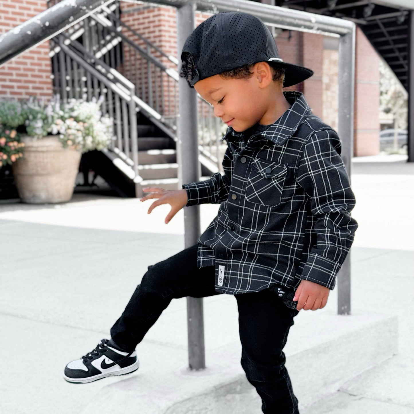 Flip Side Flannel | Black