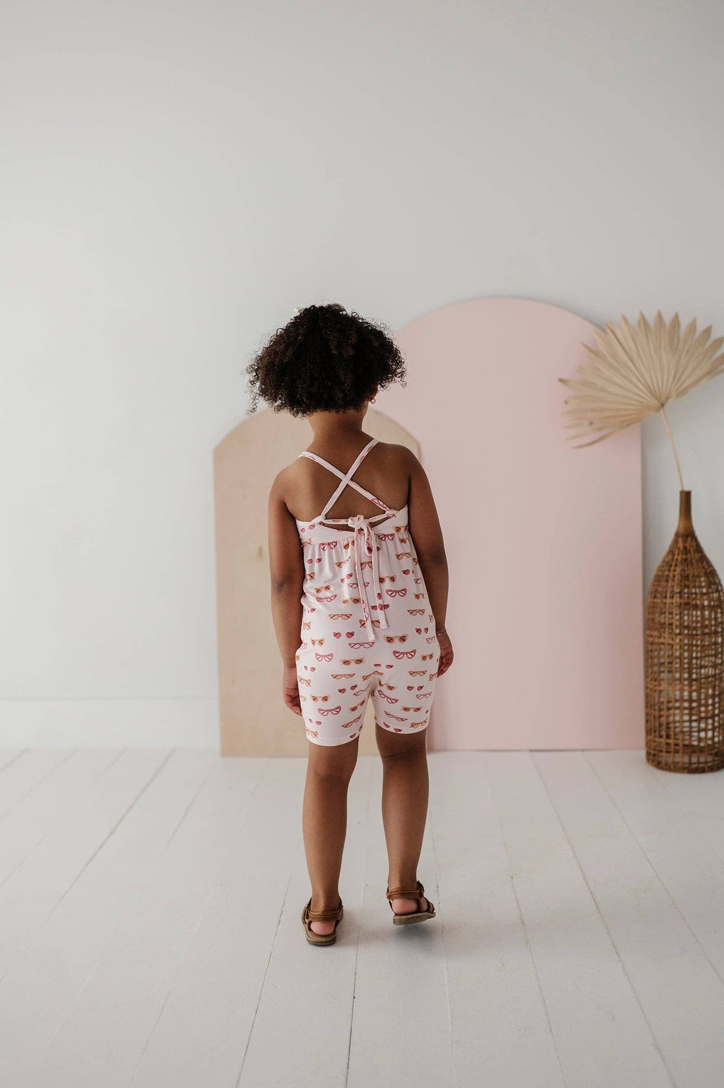 Tie-Back Romper | Retro Shades
