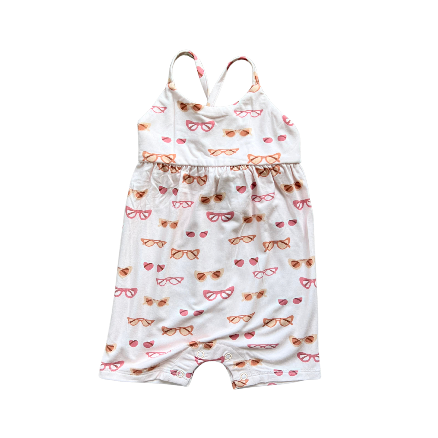 Tie-Back Romper | Retro Shades