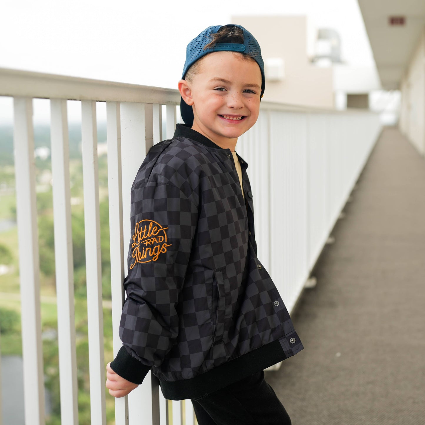 Waterproof Letterman Jacket | Checkers