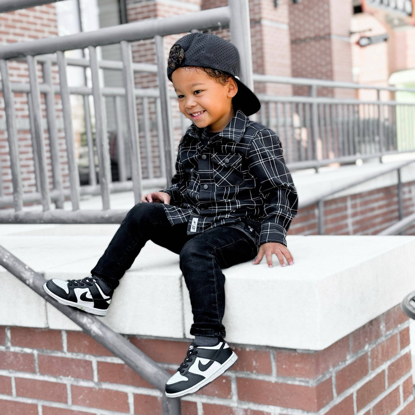 Flip Side Flannel | Black