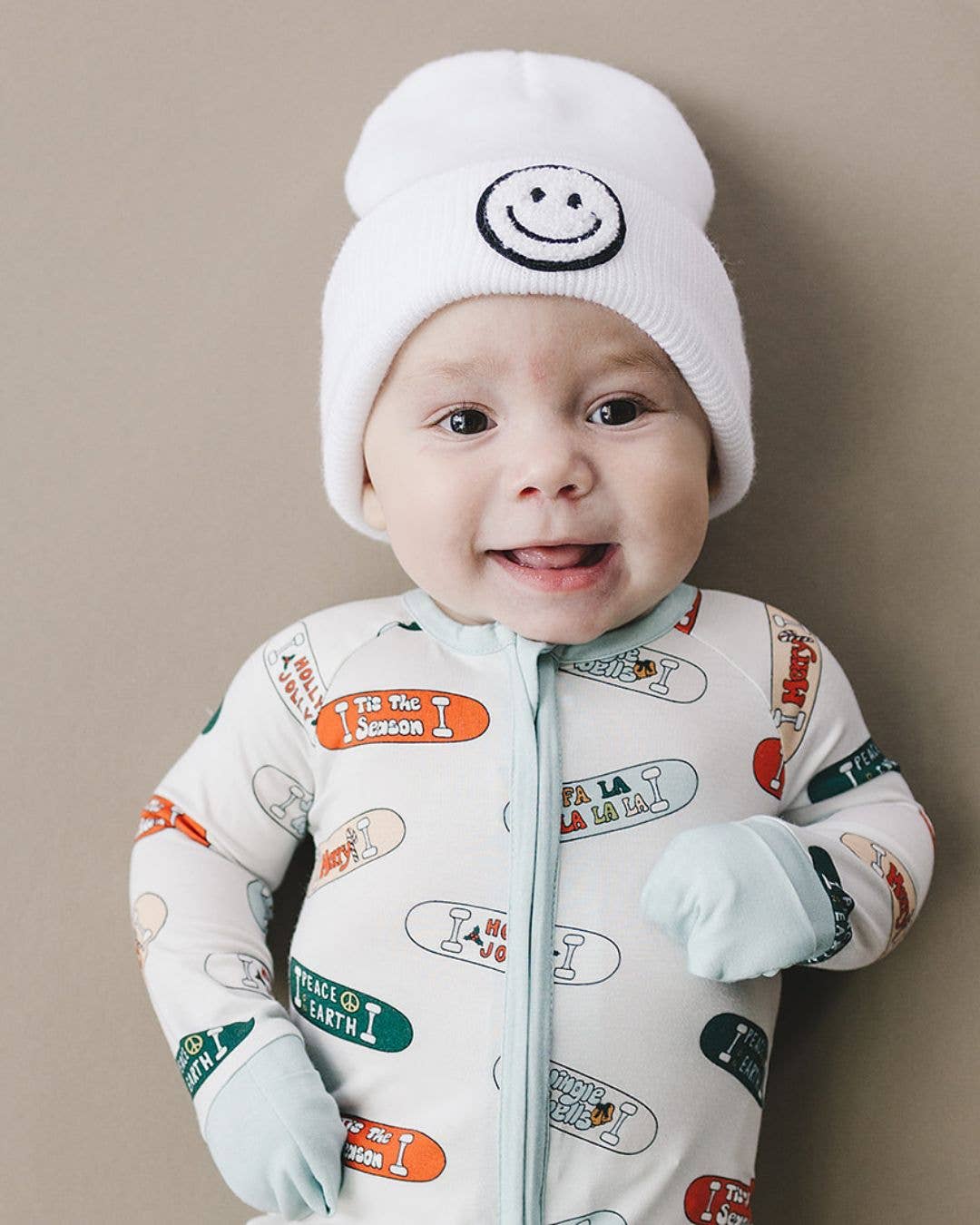 Bamboo Christmas Pajamas | Skateboard
