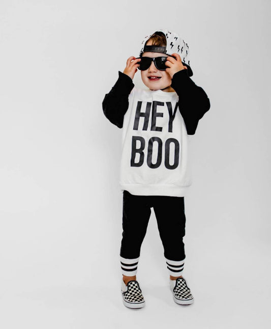 Hey Boo | Halloween Pullover