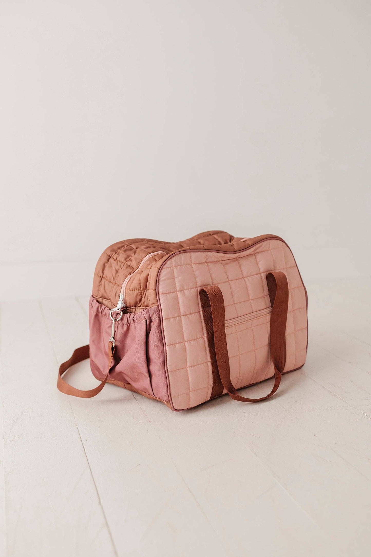 Colorblock Weekender Bag