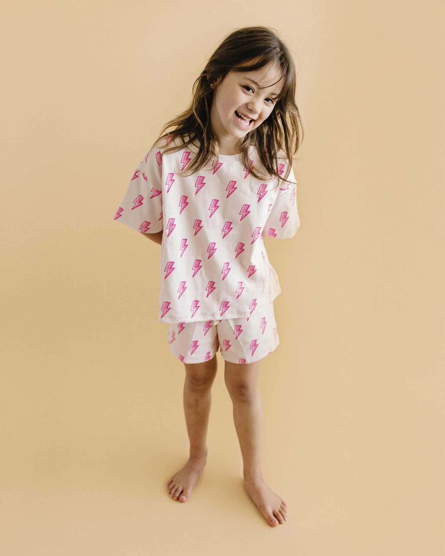 Shorts Set | Pink Bolts