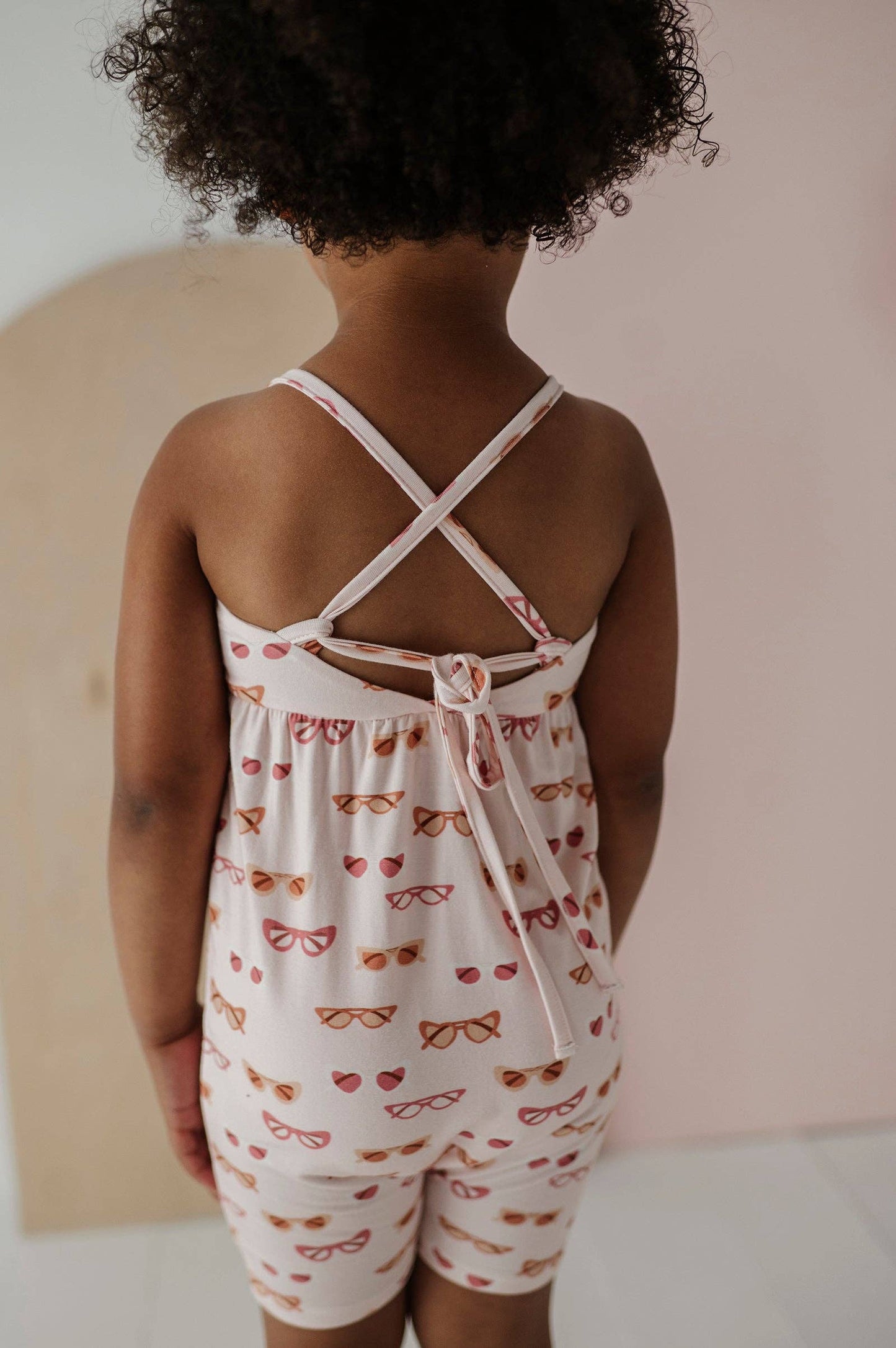 Tie-Back Romper | Retro Shades