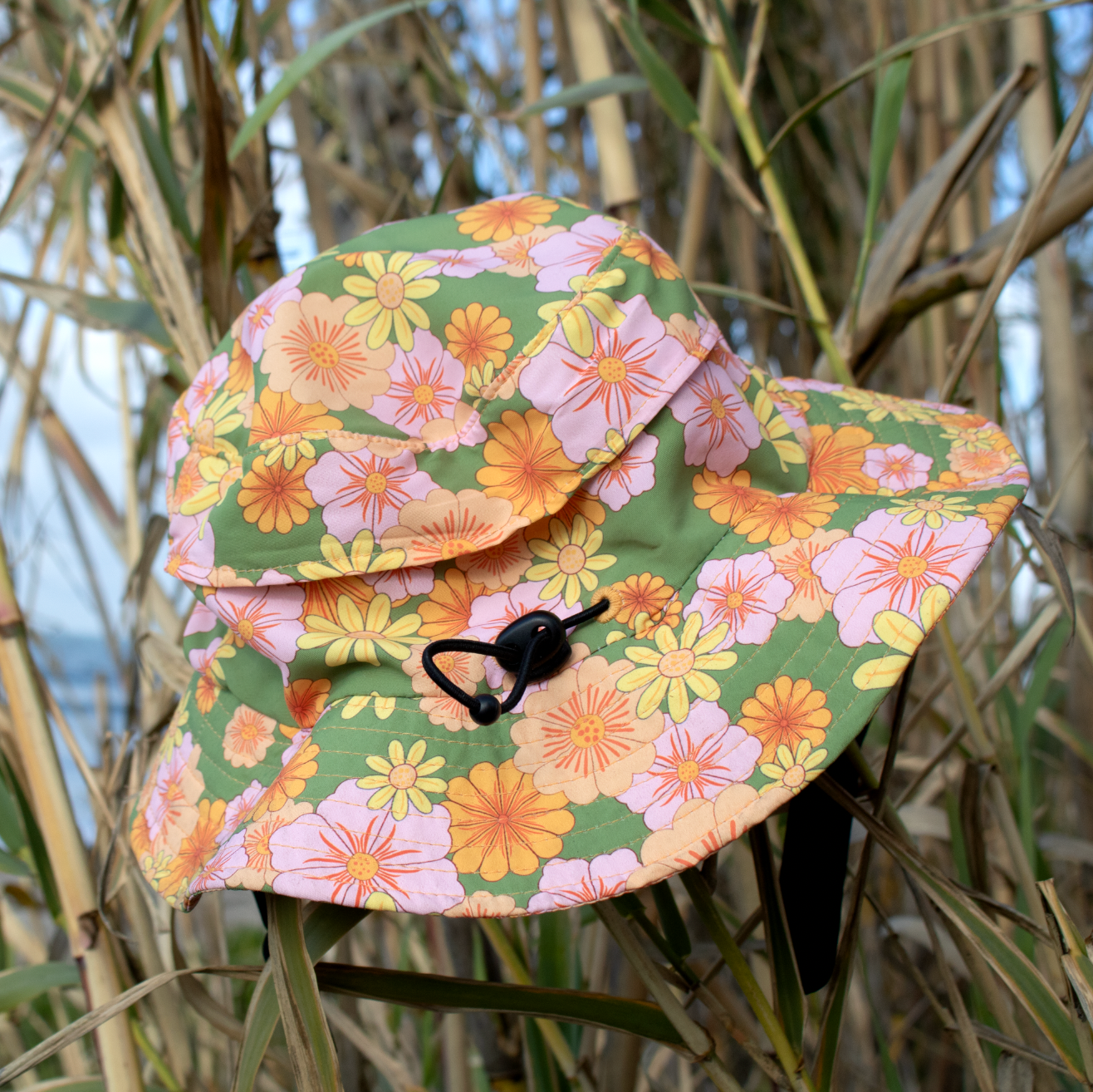 All Swell Retro Bloom Surf Hat