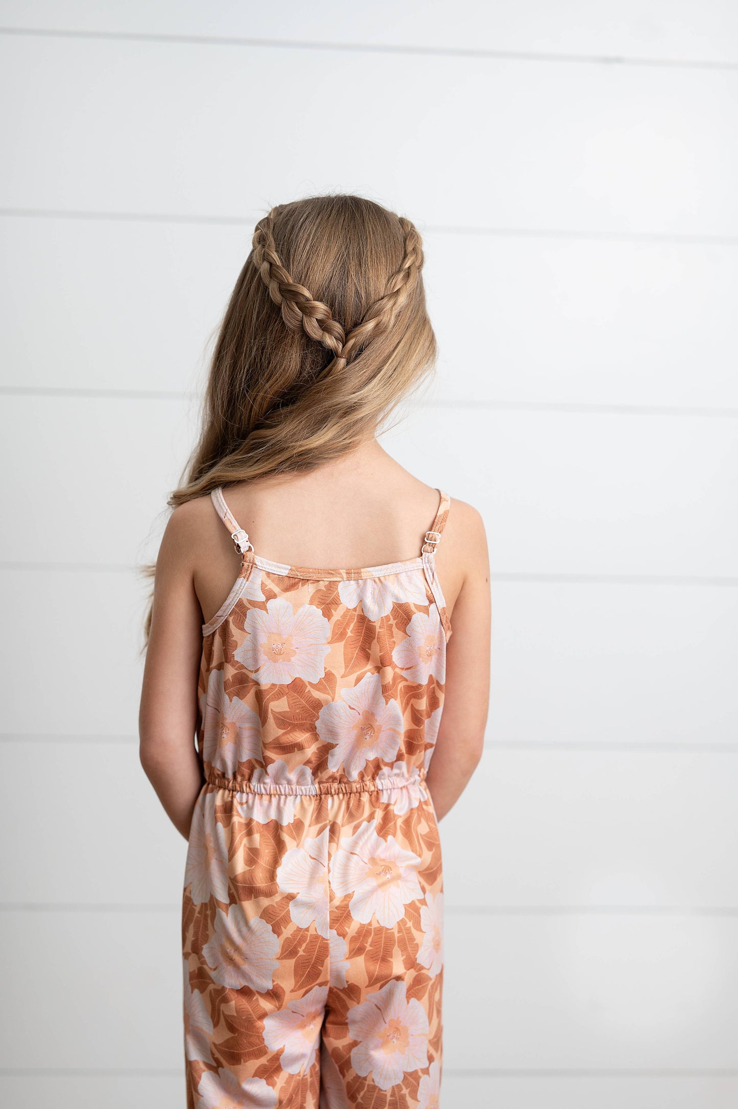 Floral Jumpsuit | Brown
