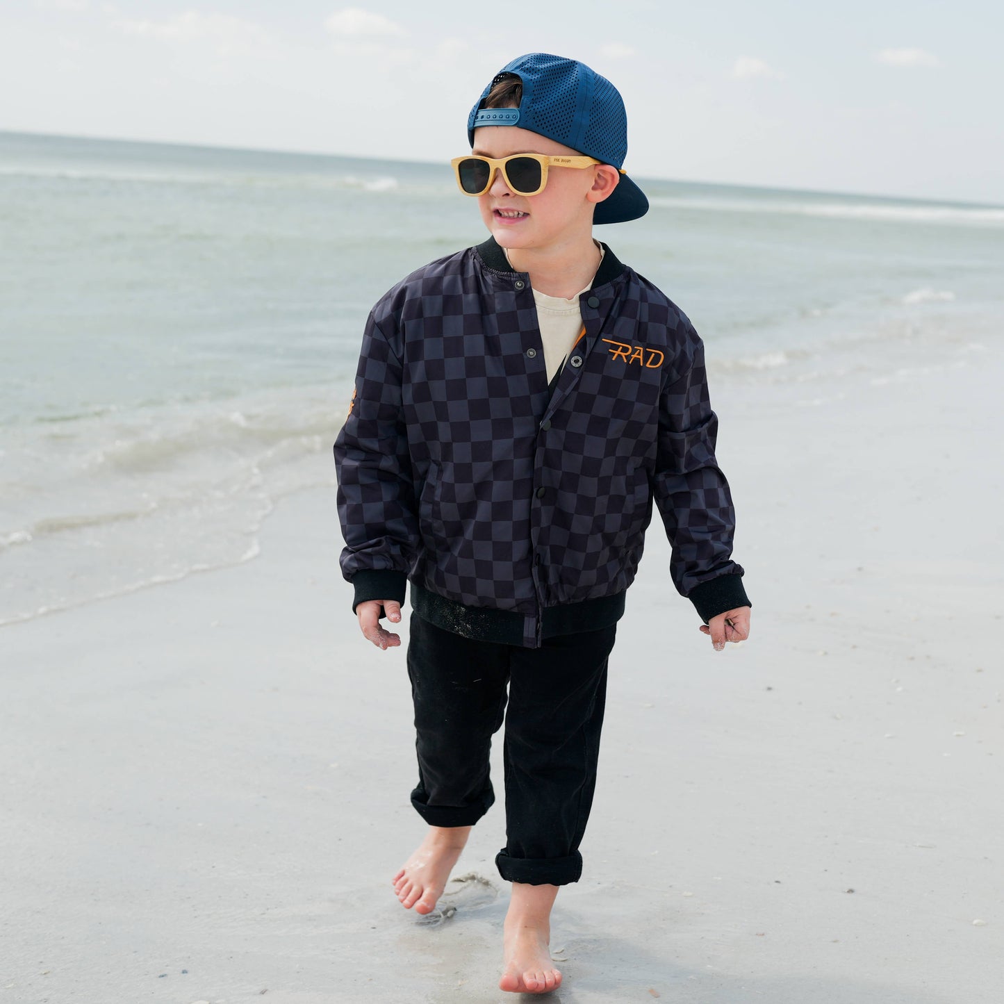 Waterproof Letterman Jacket | Checkers