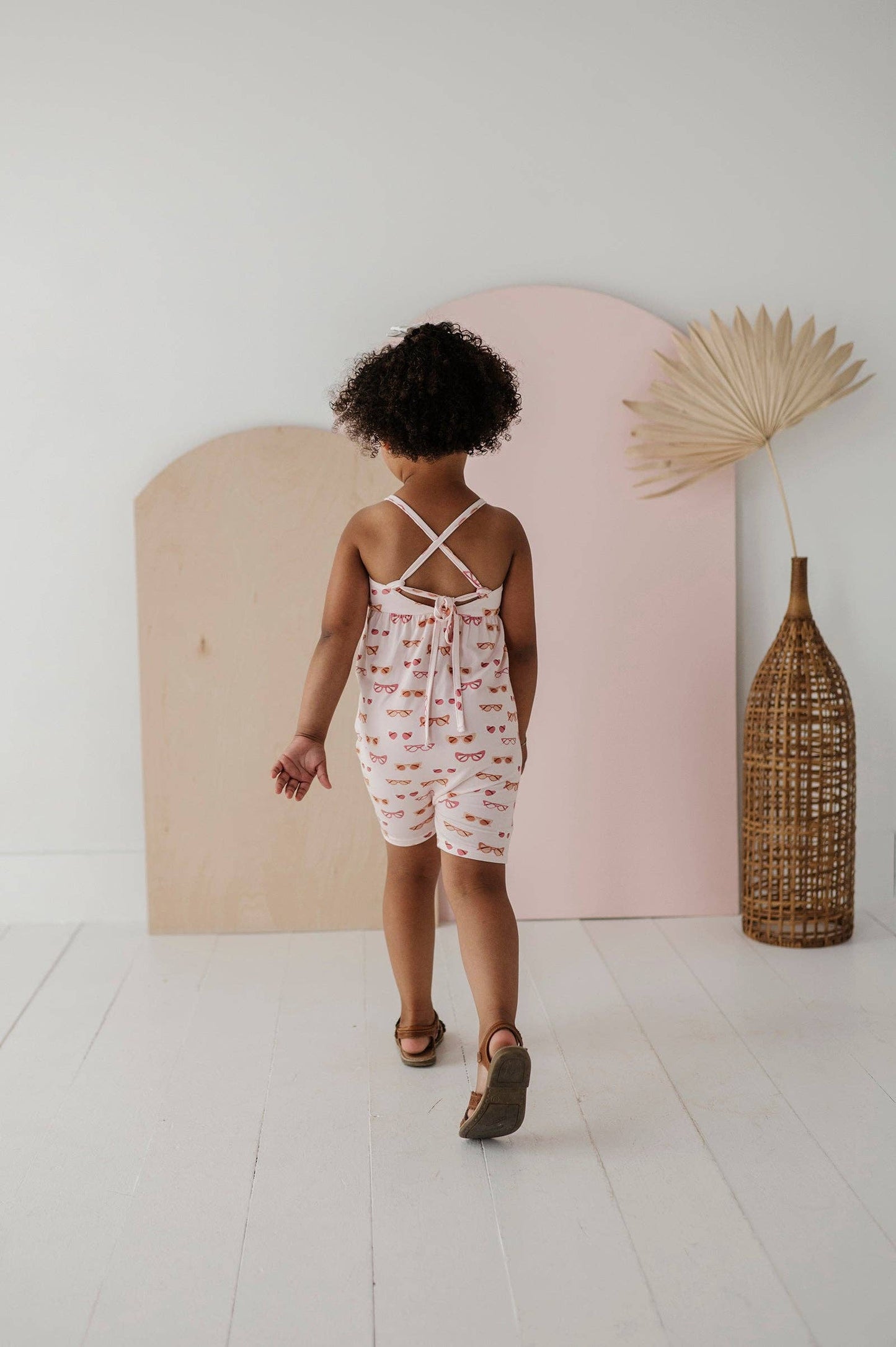 Tie-Back Romper | Retro Shades