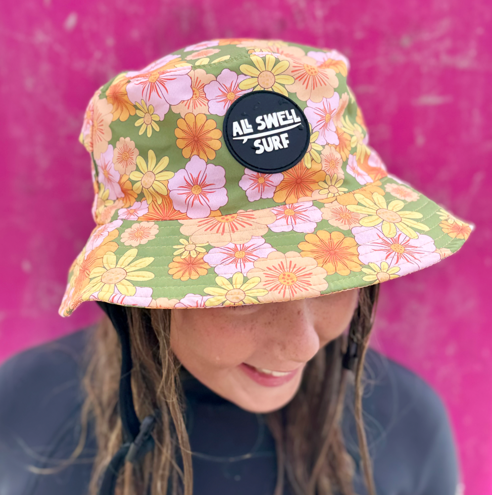All Swell Retro Bloom Surf Hat
