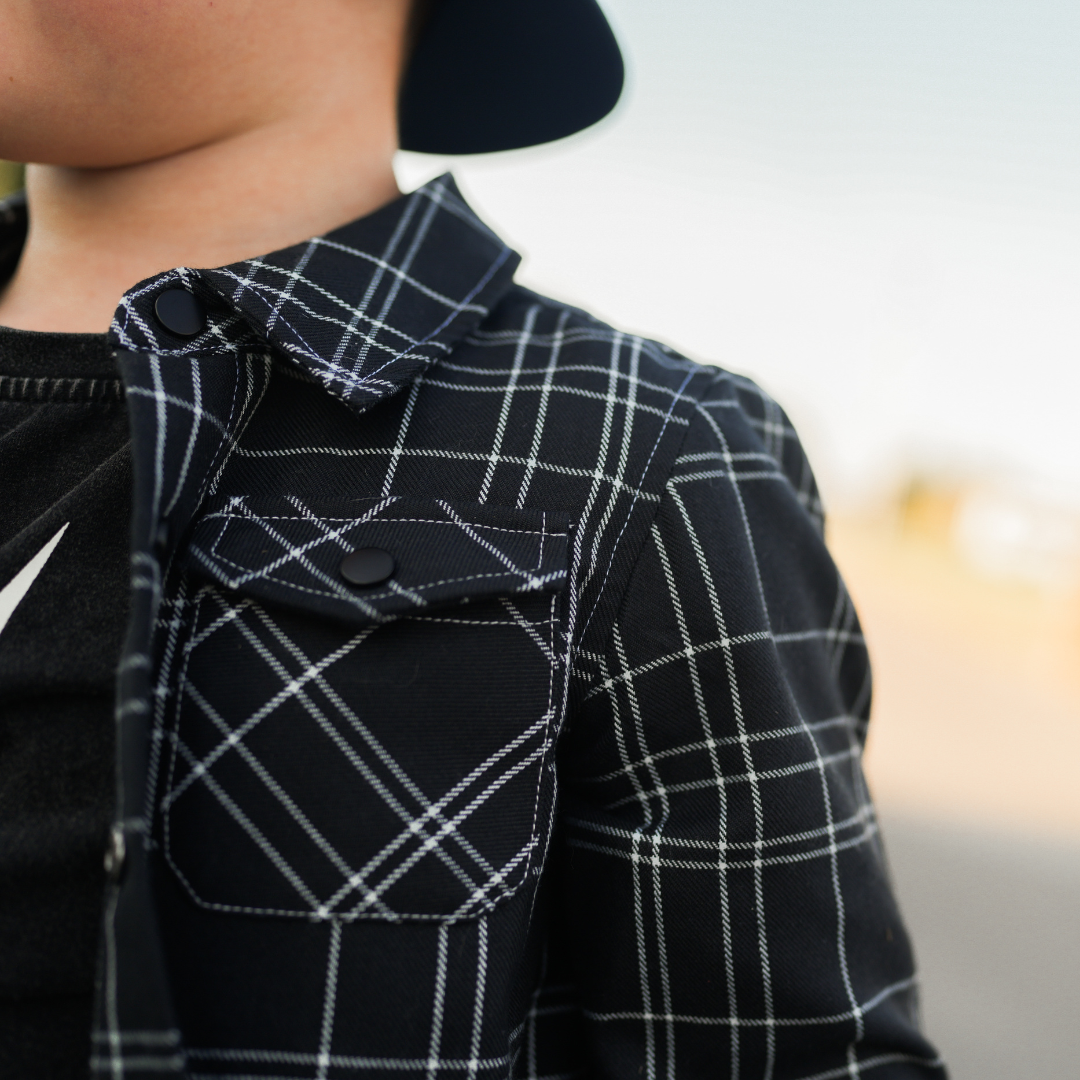 Flip Side Flannel | Black